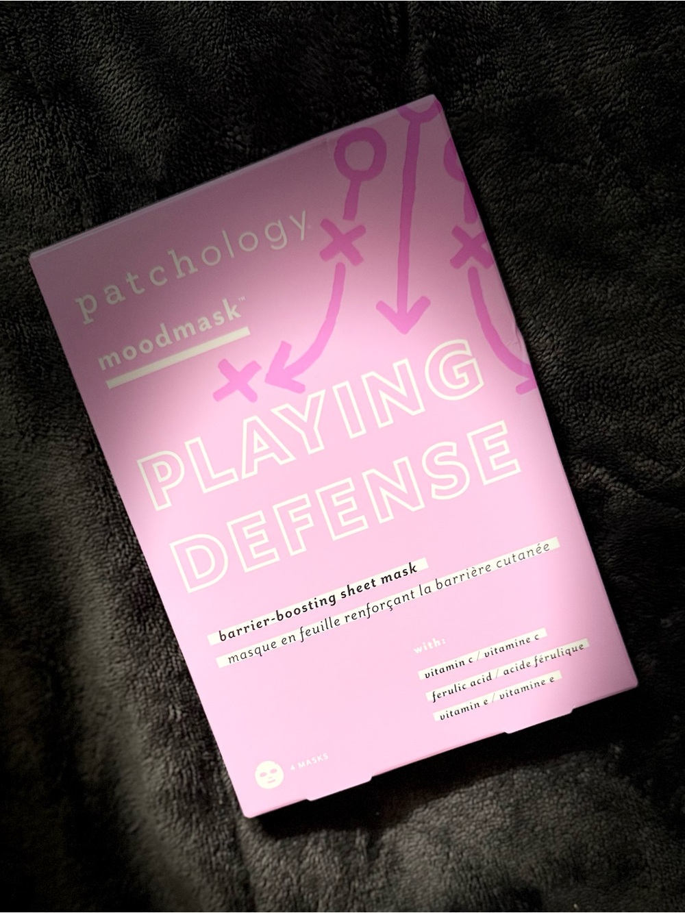 Patchology Moodmask Playing Defense - Pink Barrier-Boosting Sheet Mask